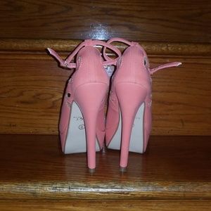 Rogue Shoes - Coral high heels Rogue Shoes - Coral high heels